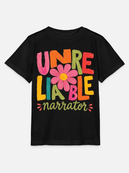 Unzuverlässiger Erzähler, Buchliebhaber, Autor - Stanley/Stella Kinder T-Shirt MINI CREATOR - Schwarz