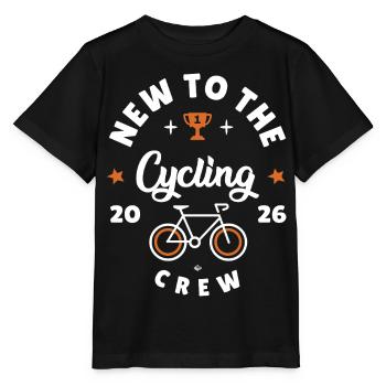 Willkommen Baby 2026 – Radsportcrew - Stanley/Stella Kinder T-Shirt MINI CREATOR  - Schwarz - Vorne - Mikhail (115cm)