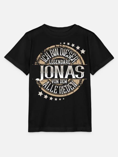 Jonas - Stanley/Stella Kinder T-Shirt MINI CREATOR  - Schwarz
