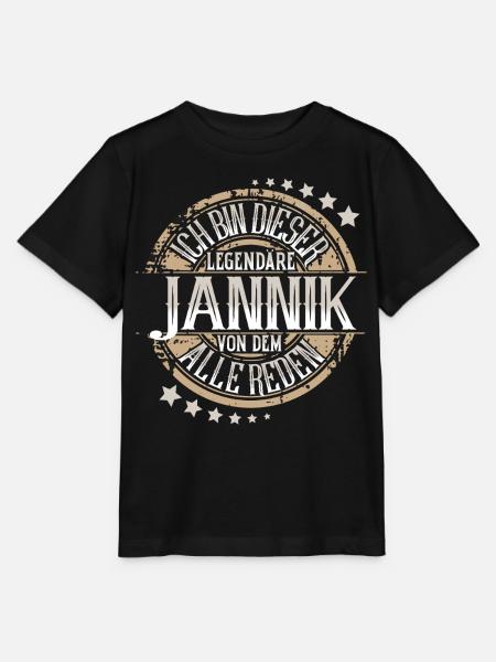 Jannik - Stanley/Stella Kinder T-Shirt MINI CREATOR  - Schwarz