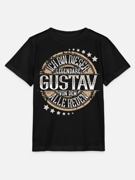 Gustav - Stanley/Stella Kinder T-Shirt MINI CREATOR - Schwarz