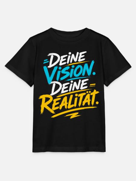 Deine Vision, Deine Realität - Stanley/Stella Kinder T-Shirt MINI CREATOR  - Schwarz