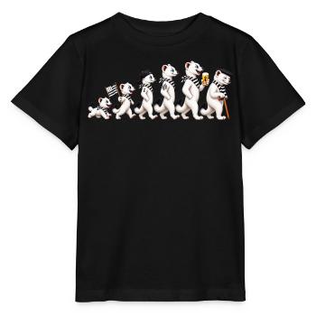 Hermine-Entwicklung - Stanley/Stella Kinder T-Shirt MINI CREATOR  - Schwarz - Vorne - Mikhail (115cm)