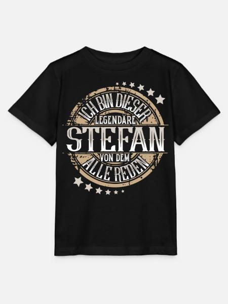 Stefan - Stanley/Stella Kinder T-Shirt MINI CREATOR - Schwarz