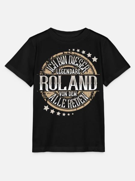 Roland - Stanley/Stella Kinder T-Shirt MINI CREATOR  - Schwarz