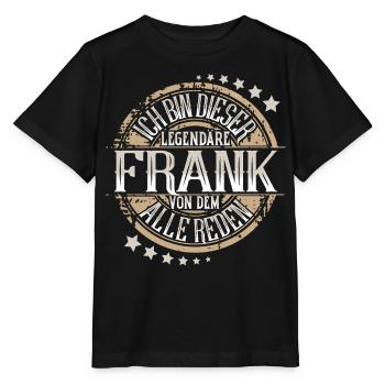 Frank - Stanley/Stella Kinder T-Shirt MINI CREATOR  - Schwarz - Vorne - Mikhail (115cm)