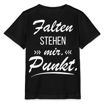 Falten stehen mir - Best Ager - Stanley/Stella Kinder T-Shirt MINI CREATOR  - Schwarz - Vorne - Mikhail (115cm)