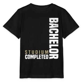 Bachelor Studium Abgeschlossen - Stanley/Stella Kinder T-Shirt MINI CREATOR  - Schwarz - Vorne - Mikhail (115cm)