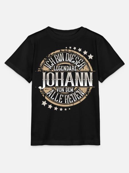 Johann - Stanley/Stella Kinder T-Shirt MINI CREATOR - Schwarz