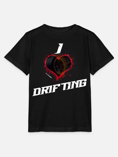 I love Drifting - Stanley/Stella Kinder T-Shirt MINI CREATOR - Schwarz