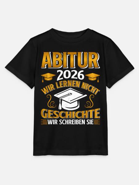 Wir lernen nicht Geschichte - Stanley/Stella Kinder T-Shirt MINI CREATOR - Schwarz