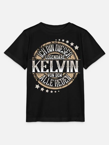 Kelvin - Stanley/Stella Kinder T-Shirt MINI CREATOR  - Schwarz