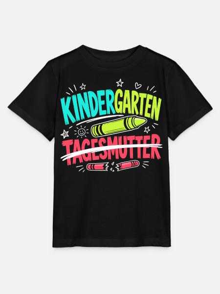 Hallo Kindergarten Einschulung - Stanley/Stella Kinder T-Shirt MINI CREATOR - Schwarz