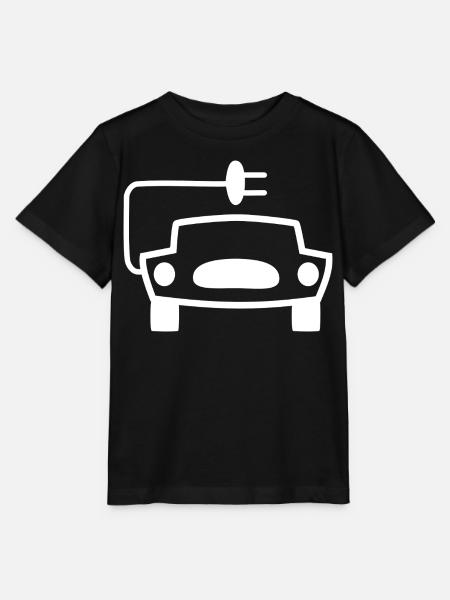 Elektrische Autos - Stanley/Stella Kinder T-Shirt MINI CREATOR - Schwarz