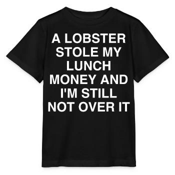 Hummer hat mein Mittagessen geklaut - Stanley/Stella Kinder T-Shirt MINI CREATOR  - Schwarz - Vorne - Mikhail (115cm)