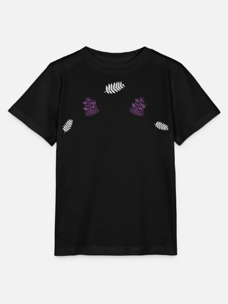 Farn & Beerenzweig - Dark Botanical - Stanley/Stella Kinder T-Shirt MINI CREATOR - Schwarz