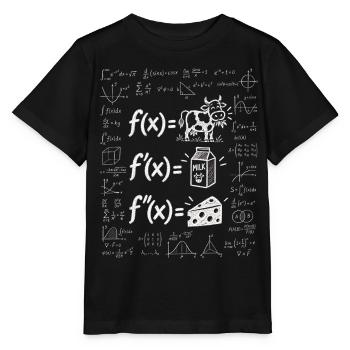 Cowculus-abgeleitete Kalkül - Stanley/Stella Kinder T-Shirt MINI CREATOR  - Schwarz - Vorne - Mikhail (115cm)