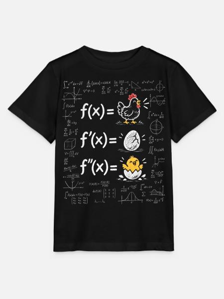 Von Chickenulus abgeleiteter Kalkül - Stanley/Stella Kinder T-Shirt MINI CREATOR - Schwarz