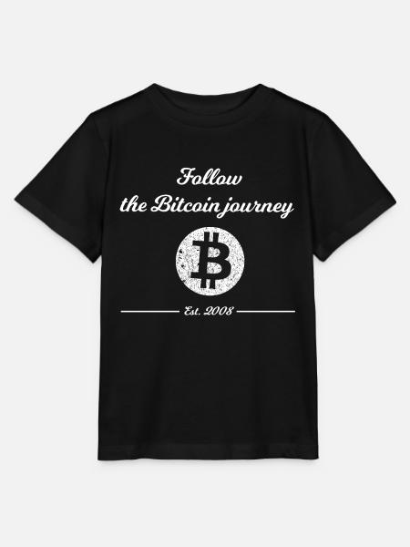 Bitcoin Reise Begleiter - Stanley/Stella Kinder T-Shirt MINI CREATOR  - Schwarz