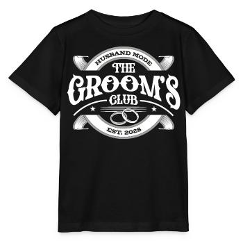 Bräutigam Club 2028 - Stanley/Stella Kinder T-Shirt MINI CREATOR  - Schwarz - Vorne - Mikhail (115cm)