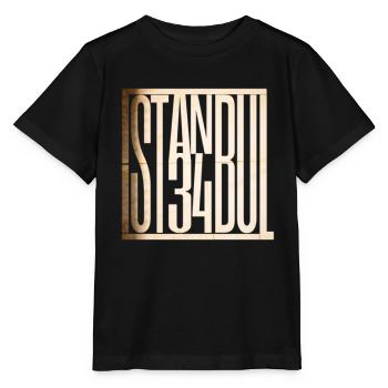 Istanbul 34 - Stanley/Stella Kinder T-Shirt MINI CREATOR  - Schwarz - Vorne - Mikhail (115cm)