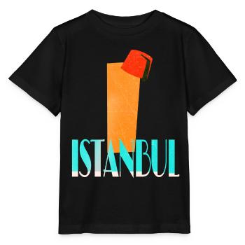 Istanbul Vintage Design - Stanley/Stella Kinder T-Shirt MINI CREATOR  - Schwarz - Vorne - Mikhail (115cm)