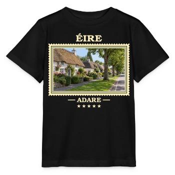 Irland Adare Vintage Reisemarke - Stanley/Stella Kinder T-Shirt MINI CREATOR  - Schwarz - Vorne - Mikhail (115cm)