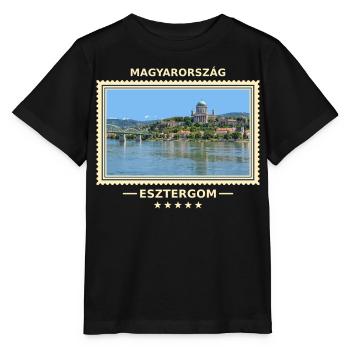 Ungarn Esztergom Vintage Reisemarke - Stanley/Stella Kinder T-Shirt MINI CREATOR  - Schwarz - Vorne - Mikhail (115cm)
