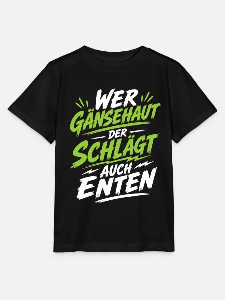 Gänsehaut schlägt Enten Karneval - Stanley/Stella Kinder T-Shirt MINI CREATOR - Schwarz
