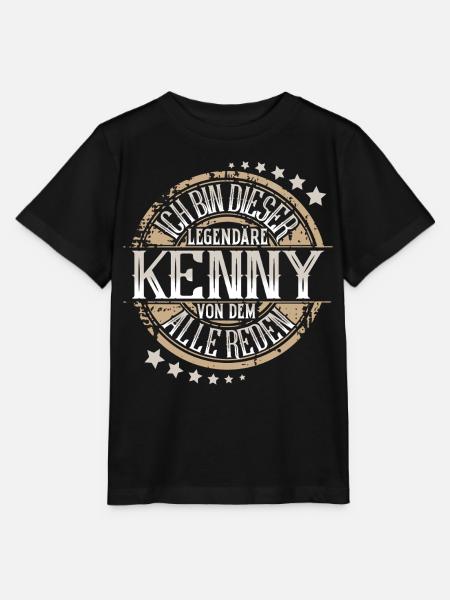Kenny - Stanley/Stella Kinder T-Shirt MINI CREATOR  - Schwarz