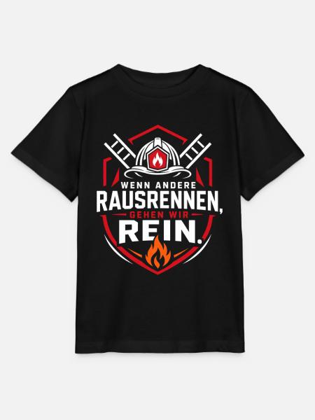 Feuerwehr - Stanley/Stella Kinder T-Shirt MINI CREATOR - Schwarz