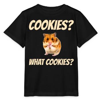 Lustiger Hamster Cookies What Cookies Meme Nager - Stanley/Stella Kinder T-Shirt MINI CREATOR  - Schwarz - Vorne - Mikhail (115cm)