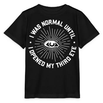 Drittes Auge - Chakra Heilung - Stanley/Stella Kinder T-Shirt MINI CREATOR  - Schwarz - Vorne - Mikhail (115cm)