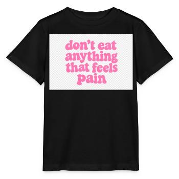 Werde vegan und rette die Tiere - Stanley/Stella Kinder T-Shirt MINI CREATOR  - Schwarz - Vorne - Mikhail (115cm)