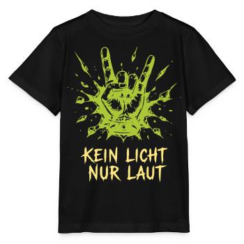 Kein Licht Nur Laut Rock-Graphic - Stanley/Stella Kinder T-Shirt MINI CREATOR  - Schwarz - Vorne - Mikhail (115cm)