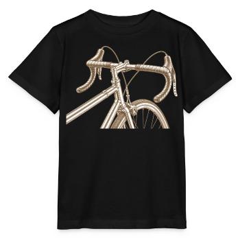 Vintage Rennrad – Klassisches Fahrrad 70er Jahre - Stanley/Stella Kinder T-Shirt MINI CREATOR  - Schwarz - Vorne - Mikhail (115cm)