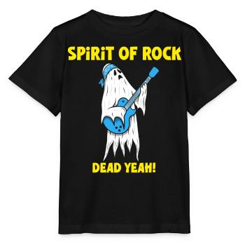 Spirit of Rock Ghost Gitarrist - Stanley/Stella Kinder T-Shirt MINI CREATOR  - Schwarz - Vorne - Mikhail (115cm)