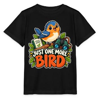 Just One More Bird - Stanley/Stella Kinder T-Shirt MINI CREATOR  - Schwarz - Vorne - Mikhail (115cm)