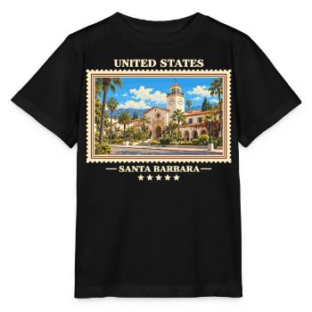 Vereinigte Staaten Santa Barbara Vintage Marke - Stanley/Stella Kinder T-Shirt MINI CREATOR  - Schwarz - Vorne - Mikhail (115cm)