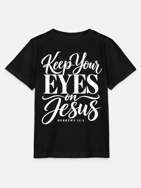 Christliche Botschaft Jesus Bibel - Stanley/Stella Kinder T-Shirt MINI CREATOR - Schwarz
