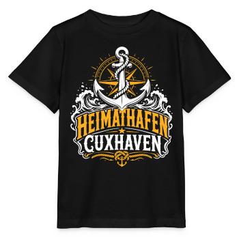 Cuxhaven Heimathafen Nordsee - Stanley/Stella Kinder T-Shirt MINI CREATOR  - Schwarz - Vorne - Mikhail (115cm)
