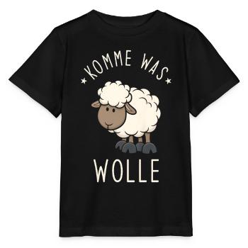 Komme was Wolle - Stanley/Stella Kinder T-Shirt MINI CREATOR  - Schwarz - Vorne - Mikhail (115cm)