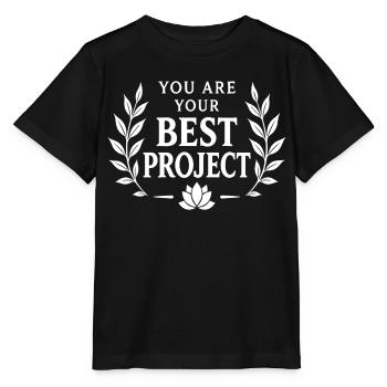 You Are Your Best Project Lorbeerkränze - Stanley/Stella Kinder T-Shirt MINI CREATOR  - Schwarz - Vorne - Mikhail (115cm)