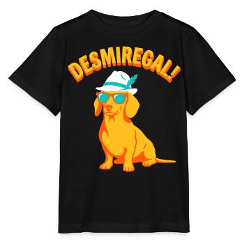 Desmiregal Spruch - Lustiger Dackel Hund Humor - Stanley/Stella Kinder T-Shirt MINI CREATOR  - Schwarz - Vorne - Mikhail (115cm)