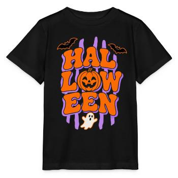 Halloween Grusel Saison  - Stanley/Stella Kinder T-Shirt MINI CREATOR  - Schwarz - Vorne - Mikhail (115cm)