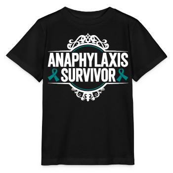 Anaphylaxie Überlebende - Stanley/Stella Kinder T-Shirt MINI CREATOR  - Schwarz - Vorne - Mikhail (115cm)
