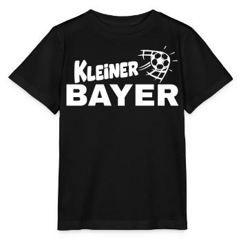 Kleiner Bayer– Kleiner Bavare im Fußball‑Style - Stanley/Stella Kinder T-Shirt MINI CREATOR  - Schwarz - Vorne - Mikhail (115cm)