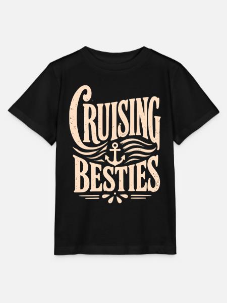 Cruising Besties - Stanley/Stella Kinder T-Shirt MINI CREATOR  - Schwarz