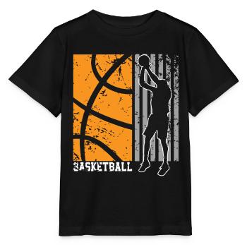 Basketball - Stanley/Stella Kinder T-Shirt MINI CREATOR  - Schwarz - Vorne - Mikhail (115cm)