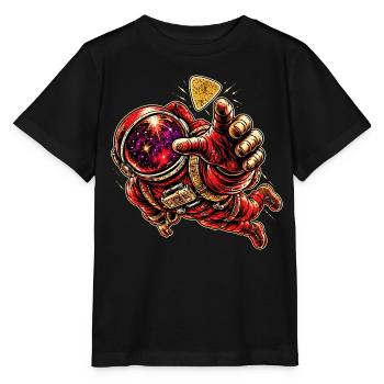 KOSMISCHER ROCKER | Wähle jenseits der Sterne - Stanley/Stella Kinder T-Shirt MINI CREATOR  - Schwarz - Vorne - Mikhail (115cm)